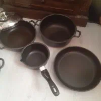 قابلمه تابه رژیمی چدن داخل تفلون نوودرحدنو|ظروف پخت‌وپز|تهران, کوی فراز|دیوار