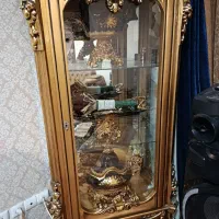 بوفه تمام چوب طلایی
