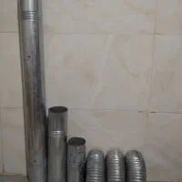 لوله بخاری به همراه زانو|بخاری، هیتر، شومینه|املش, |دیوار