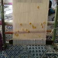 دار قالی ، با نخ و قیچی و دفدین بفروش میره