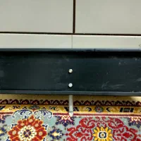 پایه میز تلویزیون شیشه ای