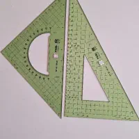 دو عدد گونیا و نقاله مهندسی برند Fabl