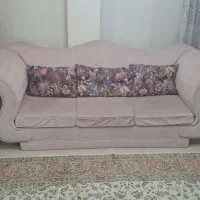 مبلغ راحتی چهار نفره چوپ و پارچه