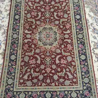 ذرع و نیم چله ابریشم ریز بافت|فرش|اراک, |دیوار