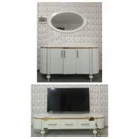 میز تی وی  و آینه کنسول ست