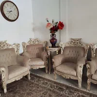مبل سلطنتی استیل چوب معاوضه با فرش