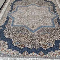 فرش 12 متری 2 تخته جفت سرمه‌ای