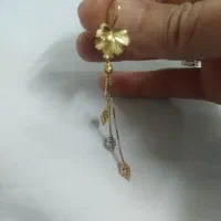 یک جفت گوشواره طلا نو طرح انگور با فاکتور معتبر|جواهرات|تهران, مسعودیه|دیوار