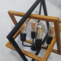 لوستر شیک و فانتزی نونو جنس چوب وفلز