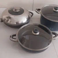 قابلمه چدنی،ماهیتابه و قابلمه تفلون کویر