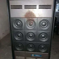 بخاری گازی ارج ایستاده و کپسول ایران گاز