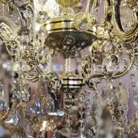 لوستر ۶شاخه ۱۲شعله برنجی اصل چیزی قاطی نداره|لوستر و چراغ آویز|تهران, ابوذر|دیوار