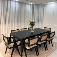 میز غذاخوری چوبی|میز و صندلی غذاخوری|خرم‌آباد, |دیوار