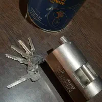 قفل استوانه ای منیرm110 اکبند بسیاربادوام18ساچمه