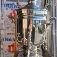 دو عدد سماور بزرگ مجلسی گازی و نفتی|سماور، چایساز، قهوهساز|نسیمشهر, |دیوار