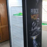 یخچال 70سانتی مشکی طرح گرگ 3ماه کار