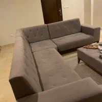 ست مبلمان L با میز جلو مبلی