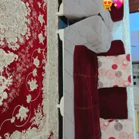 مبلمان هفت نفر کاملآ سالم همراه میز عسلی|مبلمان خانگی و میز عسلی|قرق, |دیوار