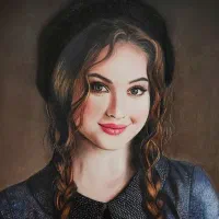 نقاشی چهره(روز مادر)|تابلو، نقاشی، عکس|میبد, |دیوار