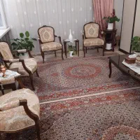 مبلمان استیل آلمانی چوب گردو|مبلمان خانگی و میز عسلی|تهران, صادقیه|دیوار