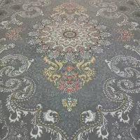 فرش ۱۲متری جفت زمینه طوسی سنگین وزن نخ|فرش|بجنورد, |دیوار