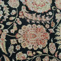 فرش 12 متری و یک جفت 9 متری ابریشم مصنوعی|فرش|چهارباغ, |دیوار