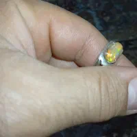 انگشتر نقره اوپال opallدرجه یک|کلکسیون اشیاء عتیقه|تهران, نیروی هوایی (پیروزی)|دیوار