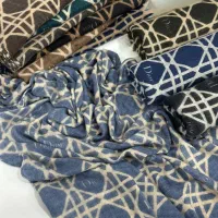 شال موهر ریشه پرزی طرح دیور