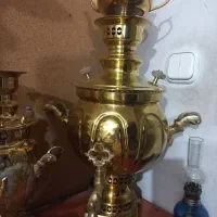 سماور برنجی بزرگ سنگین وزن|صنایع دستی و سایر لوازم تزئینی|مراغه, |دیوار