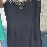 لباس مجلسی کرپ مشکی|لباس|شیروان (خراسان), |دیوار