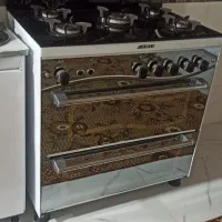 اجاق گاز 5شعله شیشه نشکن ترک کر