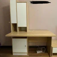 میز تحریر و کمد درب ریلی