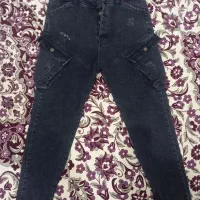 شلوار لی زغال سنگی