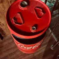 سطل زباله دکوری مدل کوکا کولا