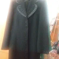 مانتو کارشده مشکی سیروکرپ گاواردین سایز نمیشه ...|لباس|بندر انزلی, پردیس|دیوار