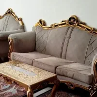 مبل ۹نفره کاملا سالم و نو|مبلمان خانگی و میز عسلی|محمدیه-قزوین, |دیوار