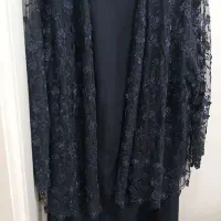 کت گیپور با سارافون سایز بزرگ سرمه ای|لباس|تهران, حر|دیوار