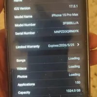 اپل iPhone 16 Pro Max با حافظهٔ ۵۱۲ گیگابایت|موبایل|تهران, ابراهیم‌آباد|دیوار