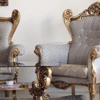 مبل سلطنتی 9 نفره چوب اصل