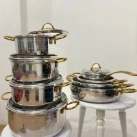 سرویس ۱۴ پارچه بدنه استیل ضد خش