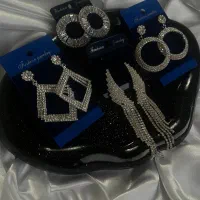 گوشواره فول نگین