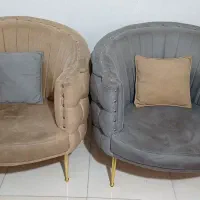 مبل هشت نفره همراه میرعسلی و جلومبلی|مبلمان خانگی و میز عسلی|گلستان (تهران), |دیوار