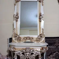 آیینه و کنسول و میز تلویزیون نو
