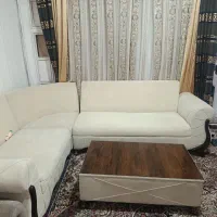 مبل ال در حد تمیز و شیک|مبلمان خانگی و میز عسلی|قم, چهل درخت|دیوار