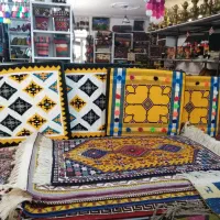 فروش انواع پشتی دستبافت قشقایی|گلیم، جاجیم، گبه|شیراز, شهرک امام حسین|دیوار