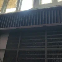 کولر پنجره ای امریکایی اصل سالم جلو پنجره دارع