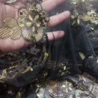 پارچه حریر مجلسی طرح دار