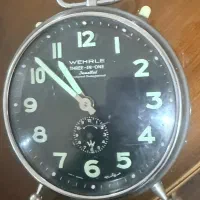 ساعت رومیزی وهلر آلمانی سه کوک  عتیقه درحد نو