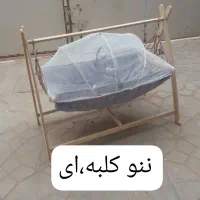 گهواره سنتی مدل کشتی تخت کنار مادر مدل کشتی|تخت و صندلی بچه|تبریز, |دیوار