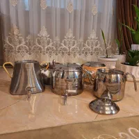 کتری استیل ترکیه ای و ایتالیایی کاملا سالم درحد نو